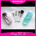 5pcs horse hair plastic handle Mini makeup brushes